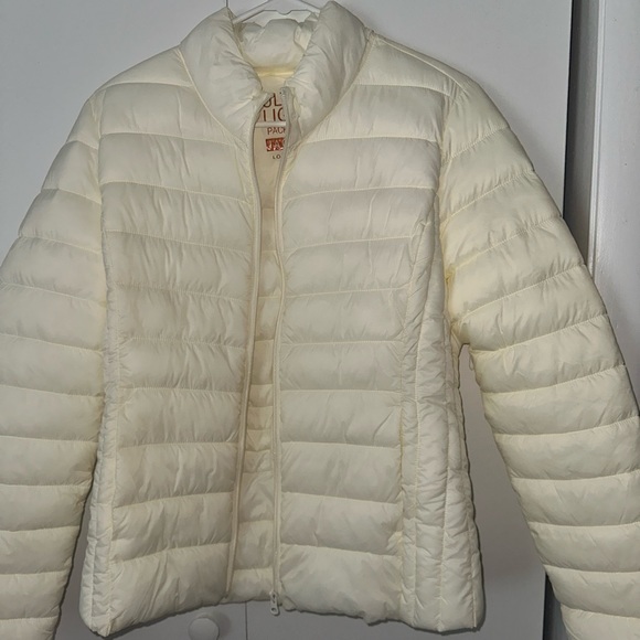 Pink Lily Puffer Jacket - Picture 3 of 6